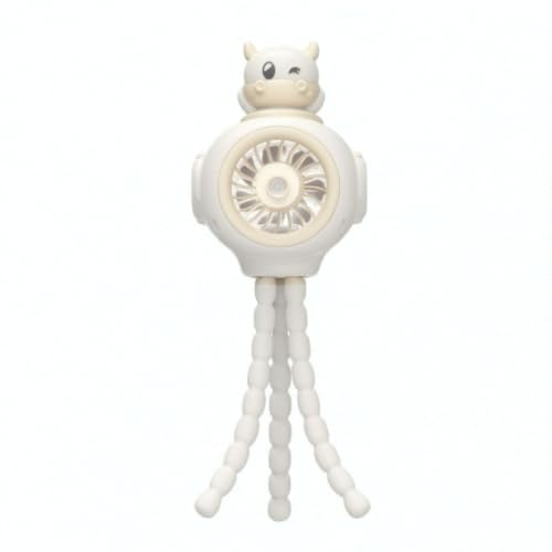 LOVIVER Ventilateur Portable de Bureau Ventilateur de Table Ventilateur à Main Ventilateur Rechargeable Refroidissement par Brume et Débit d'Air Réglable à
