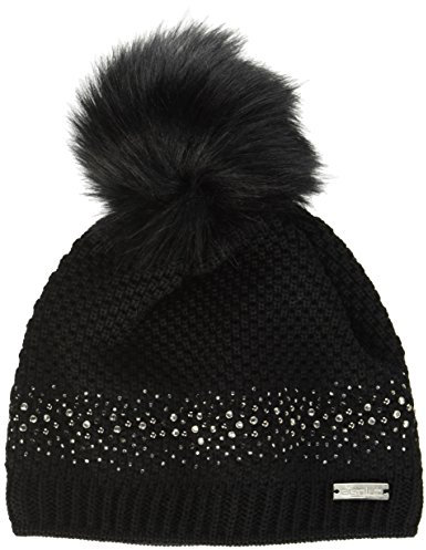 Eisglut Damen Diana Mütze, schwarz, One Size