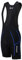 Airtracks Herren Fahrradhose Kurz Trägerhose Radhose mit Trägern Pro BIB Kurze Radlerhose 3D Coolmax Gepolstert Atmungsaktiv Reflektoren S M L XL XXL 3XL 4XL - schwarz-blau - L