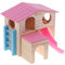 Tubayia Maison à double couche pour hamster et petit animal - Jouet avec escaliers et toboggan pour hamsters, souris, rats