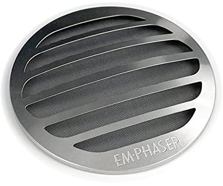 EMPHASER EM-MBGRILL – Edelstahl Lautsprecherblende, kompatibel mit Mercedes Fahrzeugen, Speaker Grill, Abdeckung für Werksysteme EM-MBF1, EM-MBF2, EM-MBR1, EM-MBR2, 4 Stück