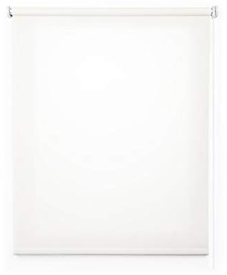 STORESDECO - Tenda a Rullo Filtrante, Tenda Avvolgibile Traslucida Liscia Per Finestre e Porte | Colore Bianco, 180 cm x 180 cm