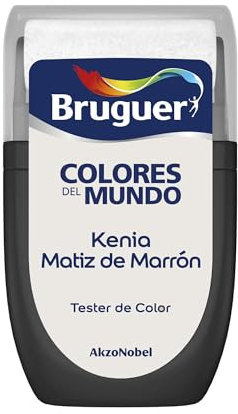 Bruguer Tester Colores del Mundo Pintura para paredes monocapa Kenia Matiz de Marrón