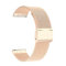 Jonurphy Uhrenarmbänder, 16 mm 18 mm 20 mm 22 mm Ersatz-Edelstahl-Metallgitterband, Schnellverschluss-Uhrenarmband-Metallschraube, intelligente Uhrenarmbänder für Männer Frauen. (16mm, gold)