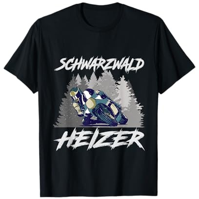 Schwarzwald Motorrad Schwarzwald Heizer Schwarzwald T-Shirt