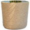 KORAD Pflanzentopf/Übertopf 23 Stil Boho EKO Natural, geflochtene Juteschnur, Graskorb, Jute, Ethno