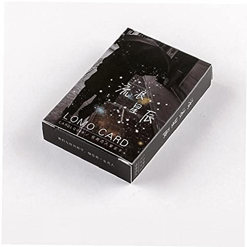 TOSSPER 28 Blätter/Set Wanderer Sterne Lomo Karte Sternenhimmel Postkarte Mini Bilder Karte Weihnachtsgeschenkkarte Für Freunde