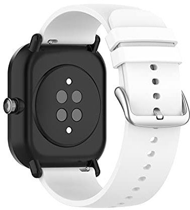 Tyogeephy Compatible con Silicona 20MM Reemplazo de banda Quick Release Correas Amazfit GTS/GTS2/ GTS 3/GTS 2e/GTS 2 mini/Bip U Pro/Bip/Bip Lite/Bip S/Bip S lite/Bip U