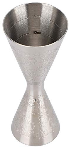 Jigger für Bartending, Double Cocktail Jigger, 30ml 45ml Japanese Jigger Measure, 304 Edelstahl Bar Cocktail Messbecher mit Maßen Barzubehör für Bartending Edelstahl-Barkeeper Kit