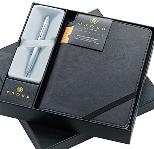 Cross Gift Set & Black Notebook