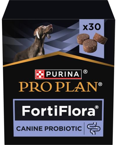 Purina Pro Plan FortiFlora Chews | 30 Kautabletten | Ergänzungsfuttermittel für Hunde | Mit Enterococcus lactis