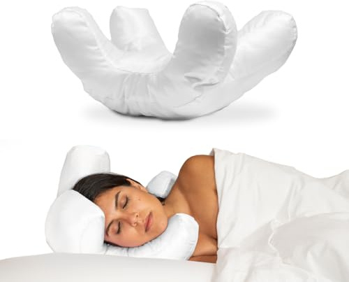 Flawless Face Pillow + Kostenloser weißer Satin-Kissenbezug! Schönheitsschlaf, Anti-Falten-Aging, Rückenschlaf
