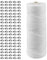 1 Rouleau de mèche de Bougie, 100 m de Corde en Coton, mèche de Bougie tressée avec 100 Supports de mèche de Bougie, mèche Plate en Coton tressé pour la Fabrication de Bougies, Lampe à Huile