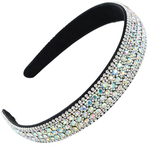 scicent Haarschmuck Hochzeit 1 Stück Stirnband Groß Kopfbedeckung Strass Bling Bling Haarbänder Haarreifen Hochzeit Brautjungfer Stylingaccessoires Für Frauen Mädchen - 16716