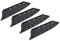 M METERXITY 4 Pack Plastic Knife Sheaths - Kitchen Knife Protectors Covers Universal Knife Guards, Apply to Kitchen Chef Knife or Santoku Knife (8 Inch, Black)
