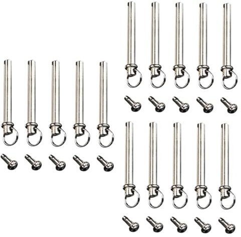 TOPBATHY 15sets Handheld Fan Shaft Replacement Accessories Rivets for Easy Repair of Folding Fans and Fast for Maintenance and