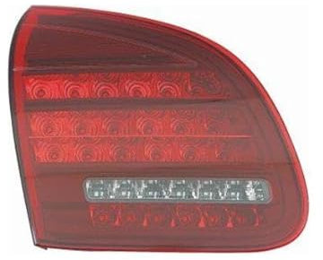 EDA PREMIUM auto Rückleuchte, Rücklicht, Heckleuchte Links Dunkel 95863109320 passend für PORSCHE CAYENNE 2010-2014, innen, dunkel, ECE