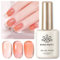 BORN PRETTY Ice Jelly Gel Nail Polish 15ml Translucent Gel Polish Soak Off U V LED Natural Milky Gel Polish French Nail Gel for DIY Manicure Home Salon Nail Art 002