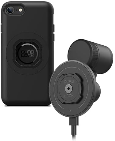 Quad Lock Vent Car Phone Holder Kit with MAG Wireless Charging Head V2 and MAG Phone Case for iPhone SE (3rd Gen)