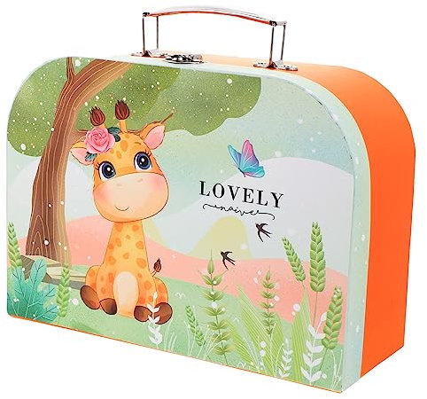 Gogogmee Kasten Kinderkoffer Aufbewahrungsboxen mit Deckel dekorativer Koffer aufbewahrungskiste kinder aufbewahrungsboxen kinderzimmer Schminkkoffer Spielzeug tragbarer Wäschesack Karton