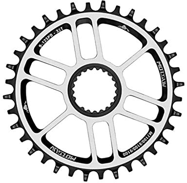 MOONDAME Rundes Ovales Kettenblatt 30 Zähne 32 Zähne 34 Zähne 36 Zähne 38 Zähne 40 Zähne Schmales Breites Einzelkettenblatt Für 12-Gang Trail E Bike Fatbike