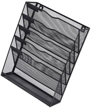 VILLCASE Soporte Para Carpetas De Puerta Archivador De Pared Organizador De Archivos Colgante