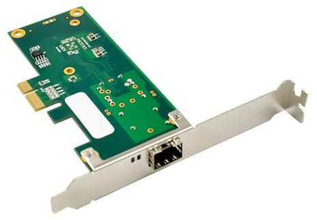 YAOGUI EP9660 PCIEx1 Gigabit Fibre Optique Carte Réseau WGI210AS Port Unique Et Avec Support Pour Industriel