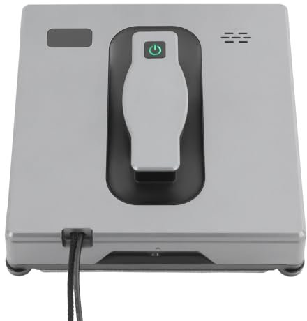 Fensterreinigungsroboter, 2500Pa Automatischer Fenstersauger, Fensterreinigungsmaschine Unterstützt Fernsteuerung und Handy APP-Steuerung 1,69oz (Grau)