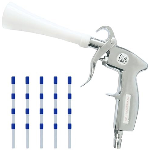 Pistola per pulizia ad aria compressa, pistola di scarico a secco per compressore, 6 – 9 bar, pistola ad aria compressa con 5 tubi ad alta pressione, pistola a spruzzo per rimuovere sporco e polvere