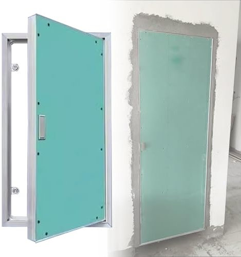 Revisionsklappe Trockenbau Brandschutz-Revisionsklappe 450 X 450, 600 X 600, 300 X 300, Revisionsklappe Mit Aluminiumrahmen, Revisionsklappe Für Gipskartonplatten, Metall-Wandlochabdeckung(400x400mm)