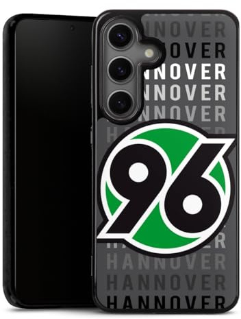 Silikon Hülle kompatibel mit Samsung Galaxy S25 Case schwarz Handyhülle Hannover 96 H96 Offizielles Lizenzprodukt