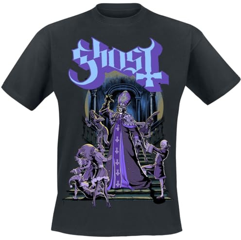 Ghost Masquerade Männer T-Shirt schwarz 5XL 100% Baumwolle Band-Merch, Bands, Nachhaltigkeit