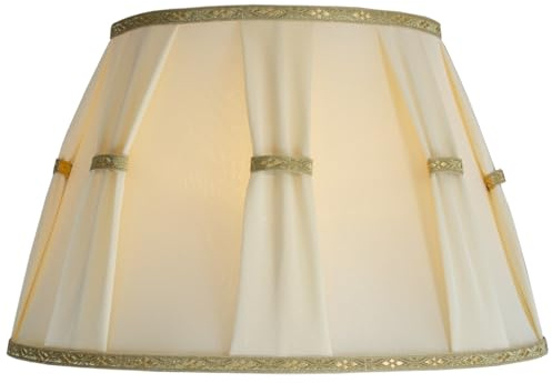 LUCECLASS Lampenschirm aus Strick, elfenbeinfarben, glatt, Durchmesser 50 cm, handgefertigt, hergestellt in Italien, Sockel E27