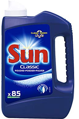 SUN Poudre de lavage lave-vaisselle classique - 2,85kg - 85 doses