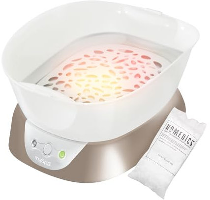 Homedics Paraffin Wax Bath for Feet, Hands & Elbows - Paraffin Foot Bath for Soft & Hydrated Skin, Soothing Heat Baths to Help Ease Stiff Joints, Includes 3 Bags of Reusable, Hypoallergenic Wax