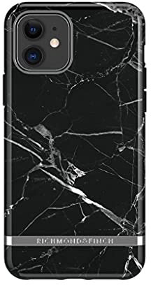 RICHMOND & FINCH Phone Case Compatible with iPhone 11, Black Marble Design, 6.1 inches, Fully Protective Phone Cover