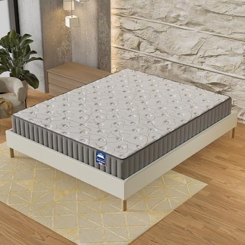NOVEMBER- Matelas Orionis 160 x 200 cm- Technologie Hybrid: Mousse HDensité + Mousse MÉMOIRE De Forme- Ép 22cm- Soutien Tonique & Enveloppant- Label sanitized(Anti bactérien/acarien)