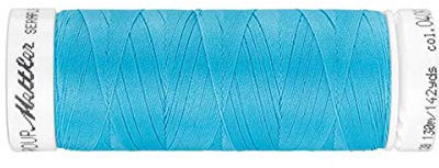 Seraflex - elastisches Garn zum Nähen - Alleskönner -2 Rollen á 130 m, Türkis