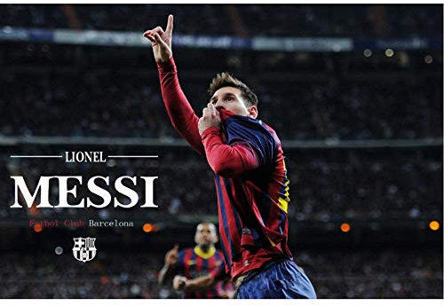 TONGSH Jigsaw Puzzle Football Puzzle Adult Wooden Jigsaw Puzzle Barcelona Teammates Toy Gift Football Star World 1000 Pieces