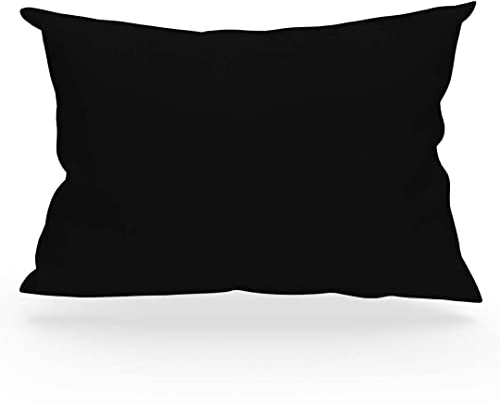 Soleil d'ocre, Taie d'oreiller, Coton 57 Fils, Noir, 50x70 cm