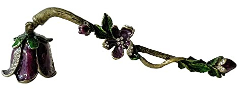 Pasiir Candle Snuffer, Unique Candle Extinguisher Snuffer, Decorative Candle Extinguisher Metal Candle Tool (Purple)