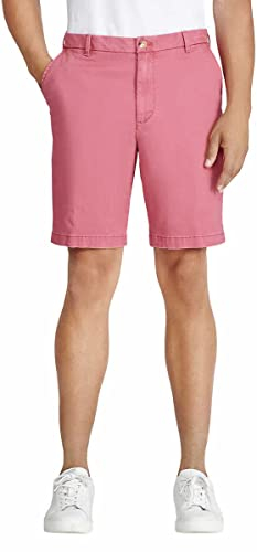 IZOD Herren Big & Tall Saltwater Flat Front Chino-Shorts, Rot/Ausflug, einfarbig (Getaway Solids), 54 DE