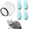Atmungsaktiver Blasenhelm für Katzen mit Pfotenabdeckungen, Aulkorb für Katzen zur Fellpflege Maske für Die Fellpflege von Katzen für Kätzchen zum Baden Rasieren und Krallenschneiden von Katzen
