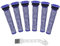 Confezione da 6 pre-filtri compatibili con aspirapolvere Dyson V6, V7, V8, DC58, DC59, DC61, DC62 Absolute Animal, sostituisce il pezzo n. 965661-01, 6 filtri con 1 spazzola