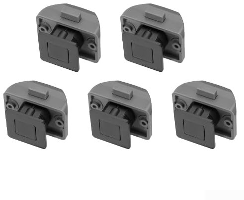 Verrou à bouton-poussoir en alliage de zinc pour garder vos portes de meubles fermées pour porte de placard, armoire de camping-car (noir)