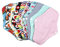 Lot de 10 serviettes hygiéniques réutilisables en coton de bambou lavables et réutilisables