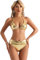 THSCWY Women Metallic Bikini Set Two Piece Swimsuit Shiny Gold Bathing Suit Triangle Bikini Tops and Bottom Set Large