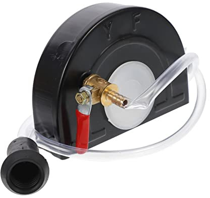 HOMSFOU Winkel Schleifscheiben Abdeckung Metall Schwarz Weiß Staub Und Spritzschutz Einfache Montage Zubehör Für Winkelschleifer Schutz Bei Schneidarbeiten