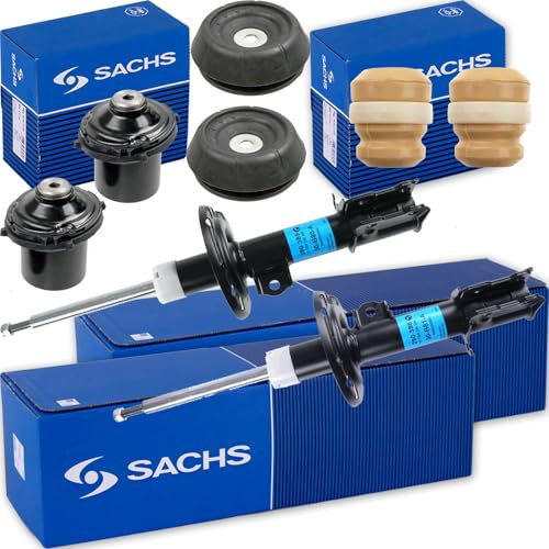 2 SACHS Stoßdämpfer + Domlager vorne passend für Combo Corsa C Meriva A