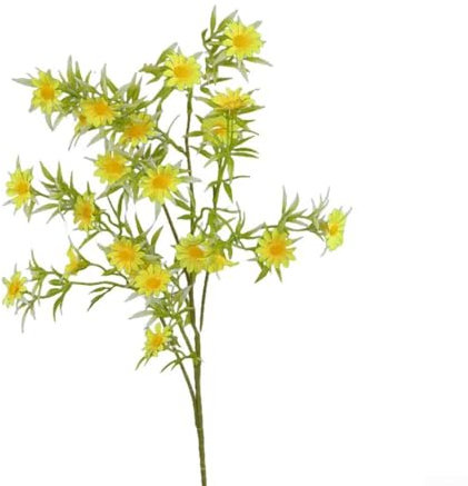 Atemberaubende künstliche wilde Chrysanthemen für festliche Feiern (gelb)